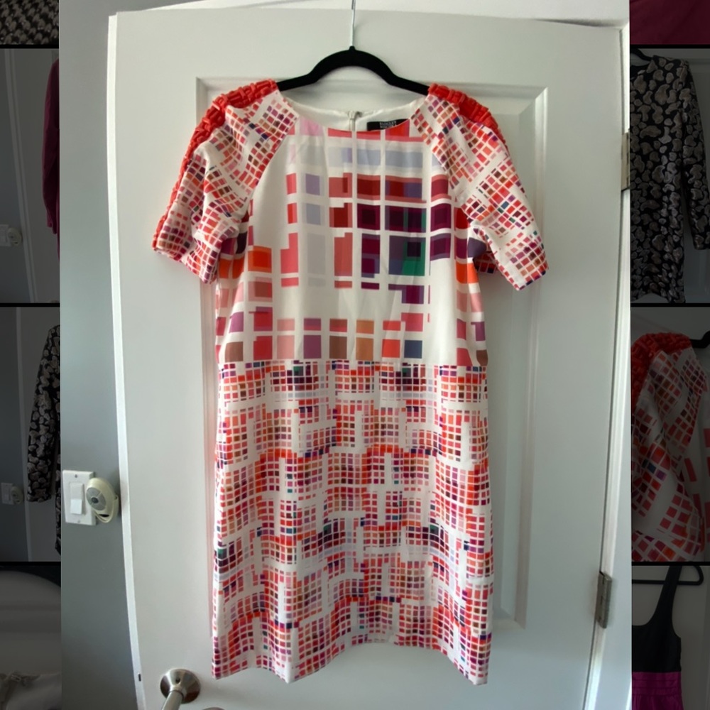 Badgley Mischka Multicolor Shift Dress